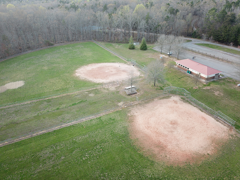 Another view of the baseball fields
